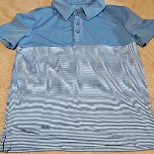 Stylish Blue Striped Kids Polo